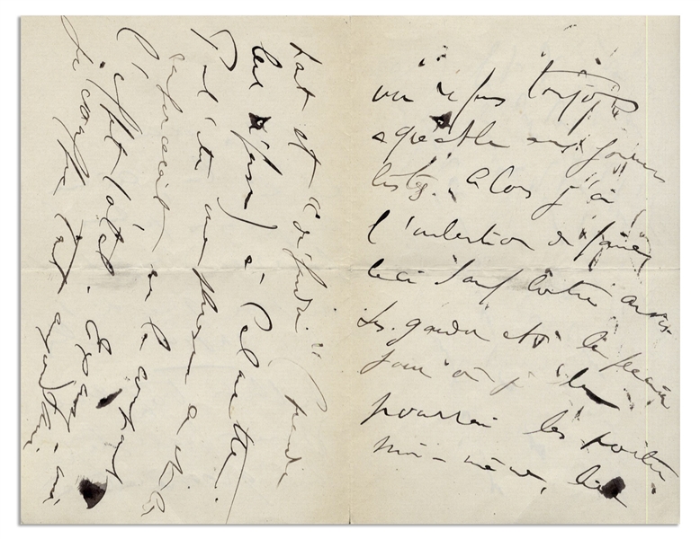 Marcel Proust Autograph Letter Signed From 1910 While Writing ''In Search of Lost Time'' -- ''...their coarseness giving a pretext for a refusal, always the formalists' preference...''